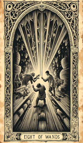 Eight of Wands