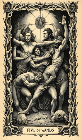 Five of Wands