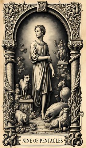Nine of Pentacles