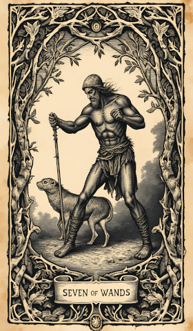 Seven of Wands