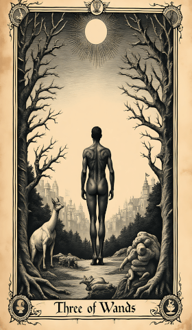 Three of Wands